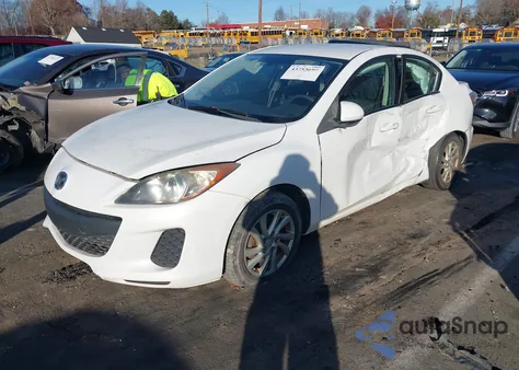 2012 Mazda Mazda3 I Touring z USA, uszkodzony, nr VIN JM1BL1V73C1700718